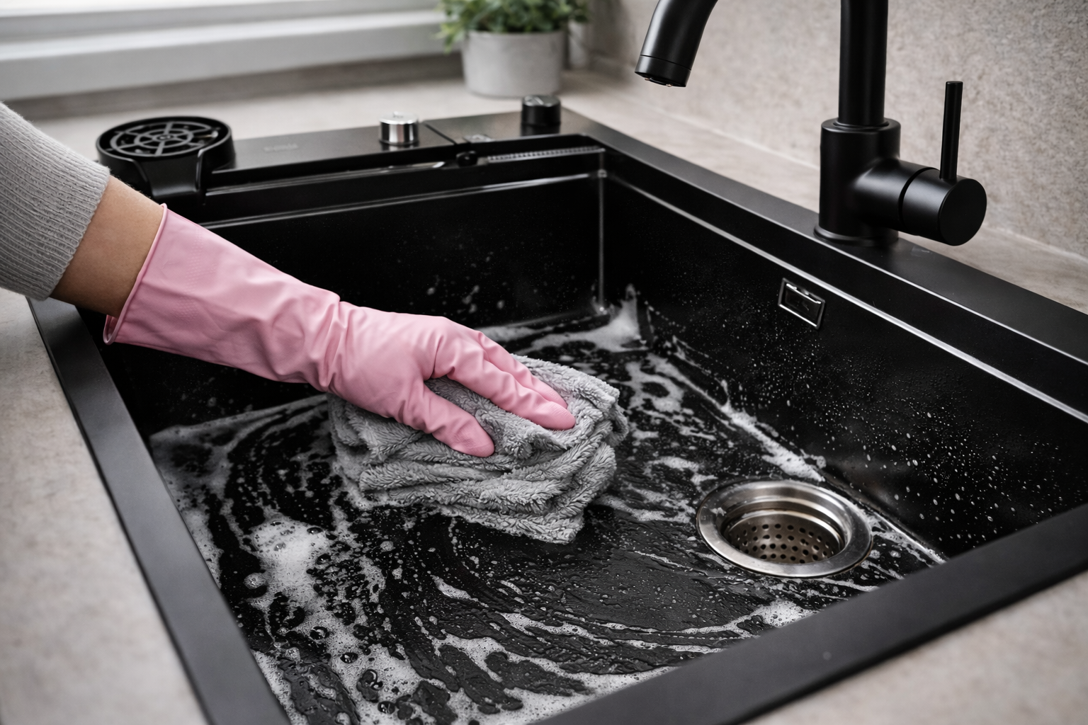 Чим мити чорну сантехніку, щоб не зіпсувати покриття